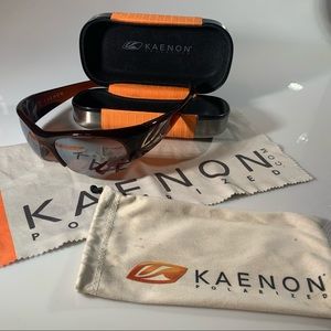 Men’s Kaenon “Hard Kore” polarized sunglasses.